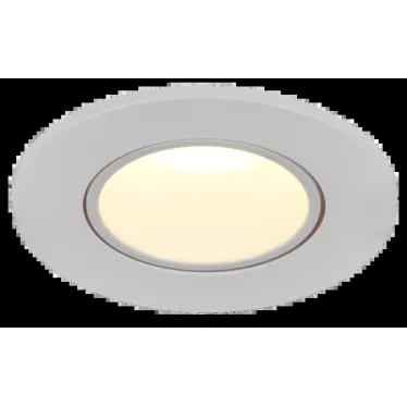 LIGHTING Светильник 4104 встраиваемый под лампу MR16 круг пластиковый белый IEK