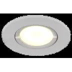 LIGHTING Светильник 4105 встраиваемый под лампу MR16 круг пластиковый белый IEK