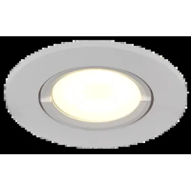 LIGHTING Светильник 4105 встраиваемый под лампу MR16 круг пластиковый белый IEK