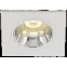 LIGHTING Светильник 4107 встраиваемый поворотный под лампу GU10 белый/хром пластик IEK