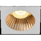 LIGHTING Светильник 4109 встраиваемый поворотный под лампу GU10 белый/золото пластик IEK