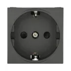 Розетка с з/к, со шторками (черный бархат) LK45 | 851408 | Ecoplast