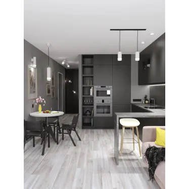LIGHTING Светильник 4116 декоративный трековый поворотный под лампу GU10 белый IEK