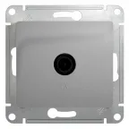 Glossa Алюминий TV Розетка проходная 4DB | GSL000392 | SE