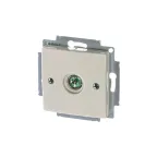 ABB Basic 55 Сл. кость Розетка TV оконечная | 1724-0-4280  | 2CKA001724A4280 | ABB