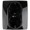 Розетка 12-2104-06 2X2P+E Schuko со шторками, 16АХ-250В,  чёрный (6/60/1500) |Б0014704 | ЭРА