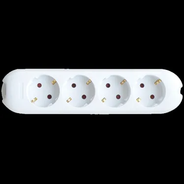Колодка 4G-SMART четырехместная 16А с заземлением 5340 | 4690612010472 | IN HOME