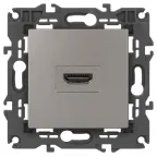                  Розетка Elegance 14-3114-16 HDMI, титан
               