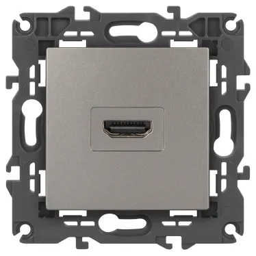 Розетка Elegance 14-3114-16 HDMI, титан