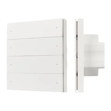 INTELLIGENT ARLIGHT Кнопочная панель SMART-DMX512-801-22-8G-8SC-DIM-IN White (230V, 2.4G) (IARL, IP20 Пластик, 5 лет) | 037334 | Arlight