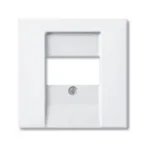 ABB Basic 55 Альп. белый Накладка аудиорозетки и ТЛФ/комп ТАЕ розеток | 1724-0-4275  | 2CKA001724A4275 | ABB