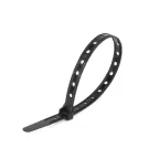 Стяжки нейлоновые КСО"Multihole" 10*360 (ч) (100 шт.) | 81158 | Fortisflex