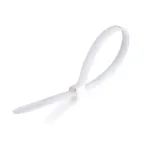 Стяжка нейлоновая КСЗ 8x200 (бел) (100шт) |74108 | Fortisflex
