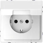                  D-Life РОЗЕТКА 16А с з/к и крышкой IP20, БЕЛ. ЛОТОС , SD | MTN2310-6035 | Schneider Electric
               