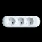 Колодка 3G-SMART трехместная 16А с заземлением 5330 | 4690612010465 | IN HOME