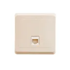 ЭТЮД Розетка компьютерная RJ45 категория 5 бежевая