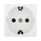 Розетка с з/к, без шторок (белый) LK45 | 851304 | Ecoplast