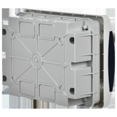 Корпус пластиковый встраиваемый на 8 модулей ЩРВ-П-8 IP41 UNION Compact черная прозрачная дверь