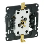                  Valena IN MATIC Розетка силовая двойная 2х2К+З 16А 250В со шторками безвинтовые зажимы
               