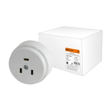 Розетка РШ 32А 250В 2Р+РЕ ОУ белая | SQ1812-0005 | TDM