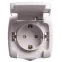 РОНДО О/У Белый Розетка с/з с защитными шторками 16А, IP44 | RA16-112B-BI | Schneider Electric