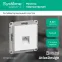 Розетка ATLASDESIGN компьютерная RJ45 механизм белый