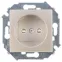 Simon 15 Шампань Розетка б/з со шторками, 16А 250В, винт. зажим | 1591444-034 | Simon