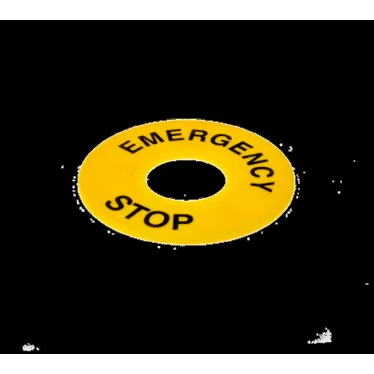 Комплект желтых табличек, круг, "Emergency Stop", 60мм (уп. 2 шт.) КОМПЛЕКТ ТАБЛИЧЕК MTB2-F07 (2 ШТ.) | 43380 | ОВЕН
