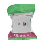 Розетка BLANCA наружная компьютерная RJ45, кат.5e, с изолирующей пластиной, белый