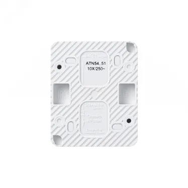 AtlasDesign Profi54 выключатель двухклавишный IP54 10 АХ, БЕЛЫЙ, Россия