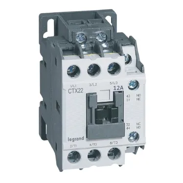 Контактор CTX3 22 3P 12A 1но1нз ~230В | 416096 | Legrand
