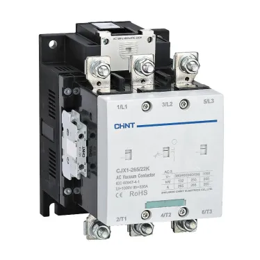 Контактор вакуумный CJX1-265/22K 265А(АС3) 2НО+2НЗ AC/DC 110В 50/60Гц | 275705 | CHINT