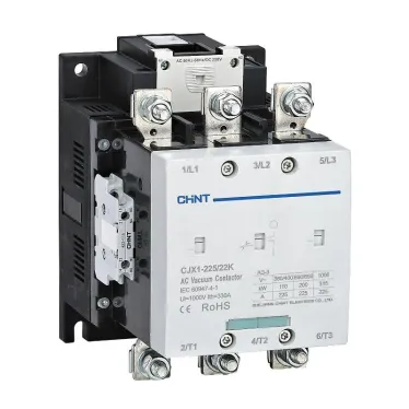Контактор вакуумный CJX1-225/22K 225А(АС3) 2НО+2НЗ AC/DC 220В 50/60Гц | 275703 | CHINT