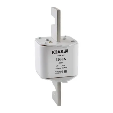 Вставка плавкая ППН-41-X3-4-1000А-УХЛ3 | 111402 | КЭАЗ