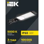 Светильник LED PRO консольный уличный ДКУ 1014-100Ш 5000К IP65