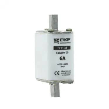 Плавкая вставка ППН-33 160/160А габарит 00 | fus-33/160 | EKF
