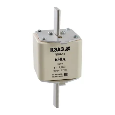 Вставка плавкая ППН-39-X3-3-100А-УХЛ3 | 111394 | КЭАЗ