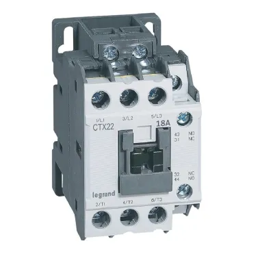 Контактор CTX3 22 3P 18A 1но1нз ~24В | 416100 | Legrand