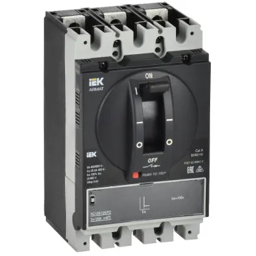 ARMAT Авт. выкл. лит. корпус 3P A 35кА 125А э/м рег. IEK | AR-MCCB-3A-035-0125A-MTUC | IEK