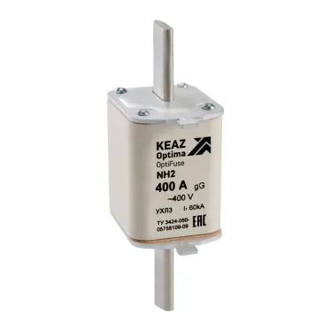 Вставка плавкая OptiFuse NH2-355-400AC-0-gG-УХЛ3 | 251319 | КЭАЗ