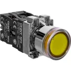 Кнопка управления NP2-BW1561 выступающая, желтая, 1НО, AC/DC230В (LED), IP40 (R) | 575779 | CHINT
