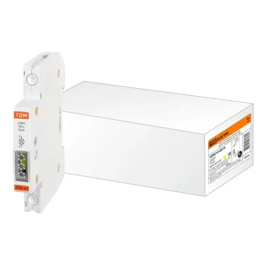 Лампа сигнальная компактная ЛСК-47 желтая (LED) AC/DC  | SQ0214-0014 | TDM