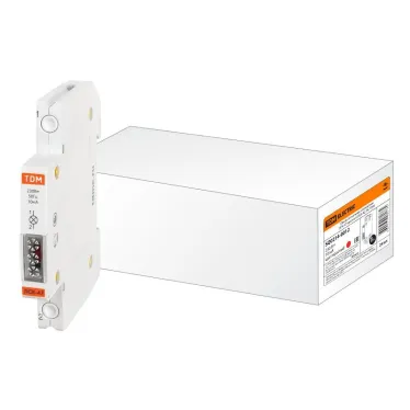 Лампа сигнальная компактная ЛСК-47 красная (LED) AC/DC  | SQ0214-0012 | TDM