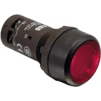 Кнопка с подсветкой CP1-13R-01 красная 220В AC/DC с плоской клавишей без фиксации 1НЗ | 1SFA619100R1341 | ABB