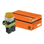 Кнопка BL51 без подсветки желтый 1з  | SQ0704-0050 | TDM