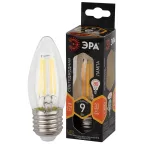                  Лампа светодиодная F-LED B35-9w-827-E27 (филамент, свеча, 9Вт, тепл, E27) (10/100/5000)
               