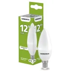                  Лампа светодиодная C35 свеча 12Вт 230В 4000К E14 GENERICA
               