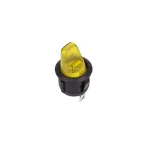                  Выключатель клавишный круглый 250V 6А (3с) ON-OFF желтый | 36-2602 | REXANT
               