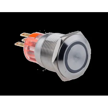 Кнопка IP67, с подсветкой, синяя, с возвратом, 1NO+1NC, 24В AC/DC, MT67-R24B11 | 107340 | ОВЕН