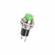 Выключатель-кнопка металл 220V 2А (2с) (ON)-OFF Ø10.2 зеленая Mini | 36-3333 | REXANT